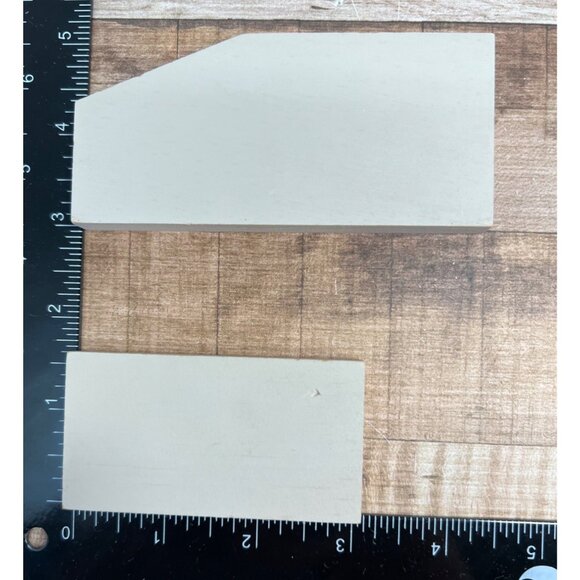 Cat's Meow Vintage Wooden Fire Truck & Police Car Blocks - Picture 2 of 2